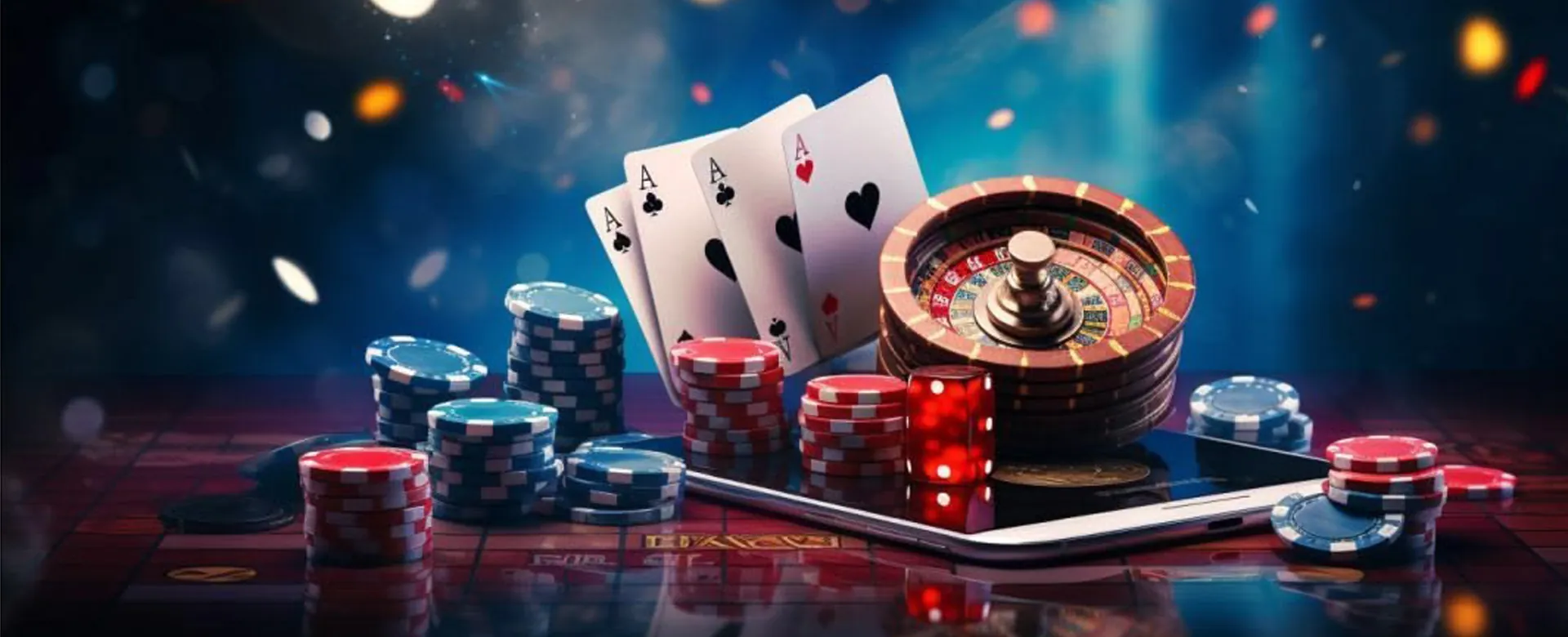 Winslot Live Casino Dealer with Gaming Table